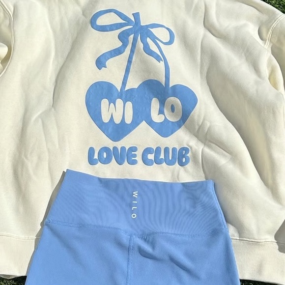 Wilo The Label Pants - WILO THE LABEL LOVE CLUB 3 piece set!!! Hoodie, socks, shorts!! XS